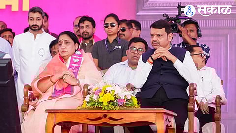 DCM Sunetra Pawar and Cm Devendra Fadnavis