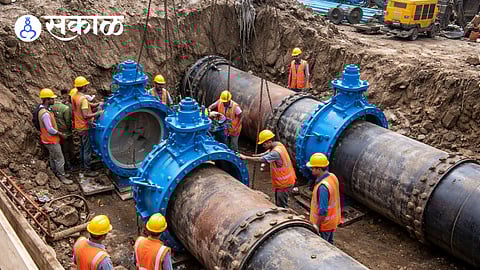 BMC Shivdi pipeline repair water shutdown