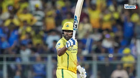 Sanju Samson battles alone as CSK batters struggle against Mumbai Indians at Wankhede.
