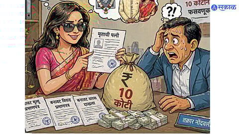 Nagpur News: मृत पतीच्या नावावर बनावट कागदपत्रे तयार करून नागपूरमध्ये १० कोटींची जमिनीची फसवणूक