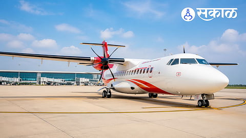 Jalgaon to Delhi flight via Indore Alliance Air