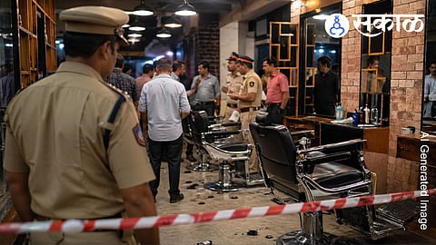 Pune Warje salon firing incident today