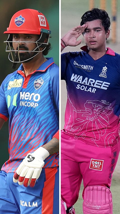 KL Rahul - Vaibhav Sooryavanshi