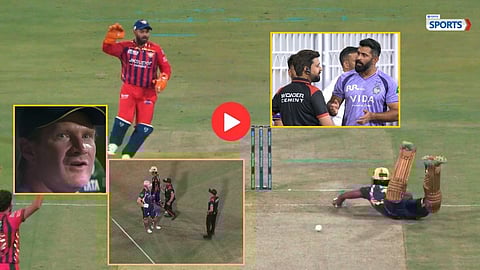 Angkrish Raghuvanshi obstructing the field IPL 2026 controversy