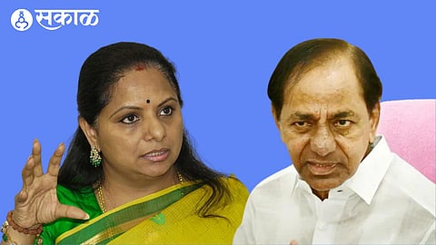 kalvakuntla kavitha and k chandrashekar rao
