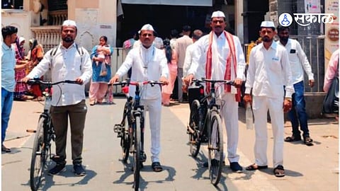 Pargaon Youth Complete 550 KM Cycling Wari to Pandharpur & Akkalkot
