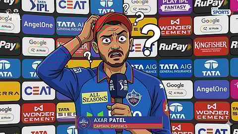 Axar Patel looks disappointed after Delhi Capitals’ shocking collapse against RCB