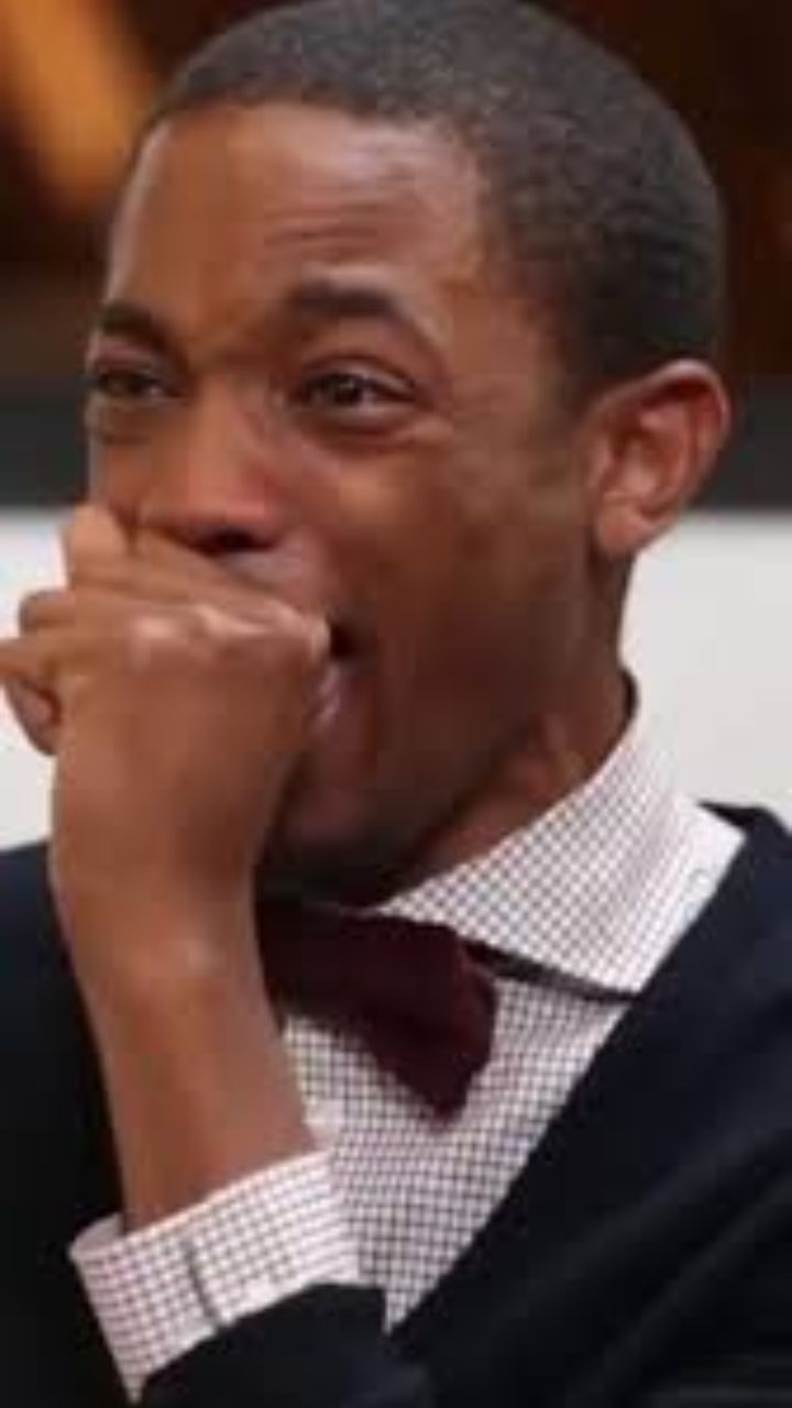 Laughing in serious situation