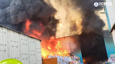 Inferno at Shendra MIDC Plastic Plant; Losses Estimated in Crores