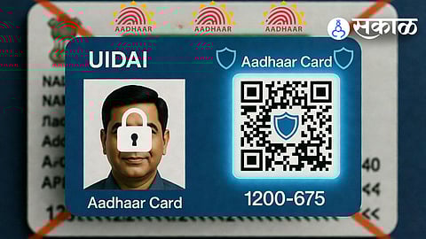 New Aadhaar card design featuring only the cardholder’s photograph and a secure encrypted QR code