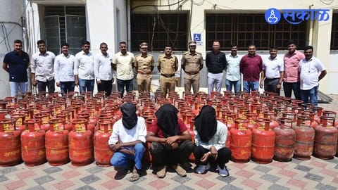 Gas Cylinder Thief arrested