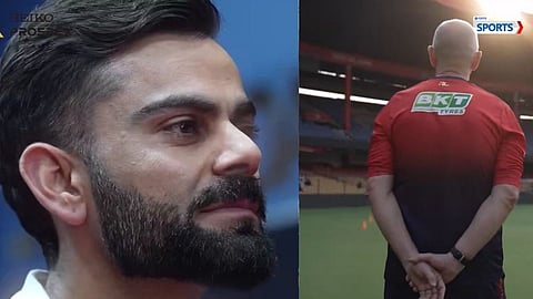 Virat Kohli emotional video RCB farewell Evan Speechly