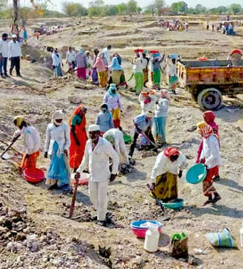 पंढरपूर तालुक्‍यात रोहयोची 61 कामे सुरू 