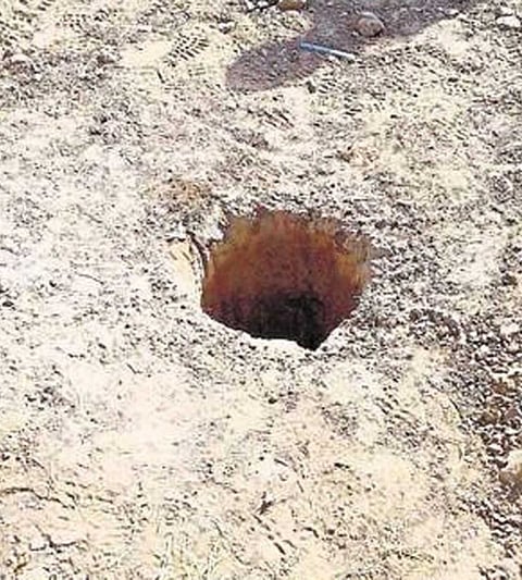 Sound of animals coming from the borewell