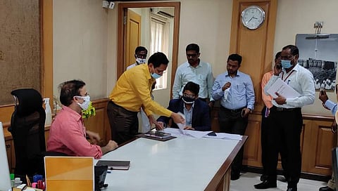 Rajendra Bhosale accepted the post of Municipal Collector