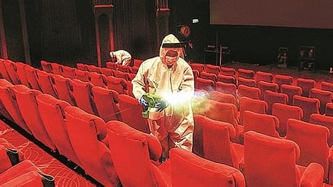 Cinema Theatre in corona