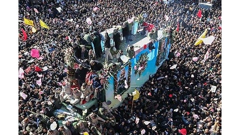 35 dead in crush at Suleimani burial procession