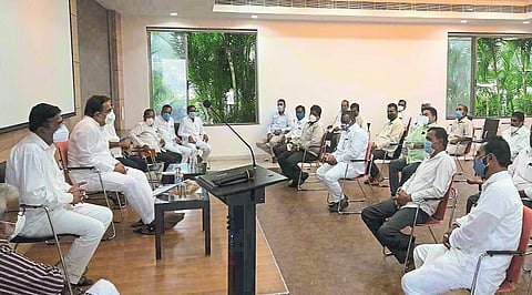 Give support to the society: Jayant Patil's appeal to the workers