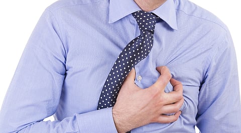 heart attack worker was evacuated from a hospital in Nagpur