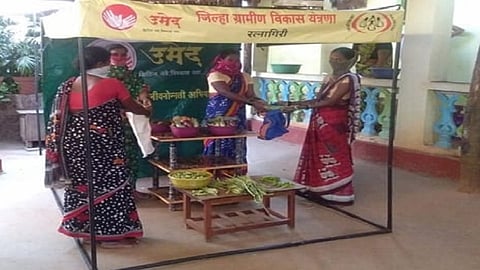 rajapur bachat gat in the self help group have  become Corona Warriors