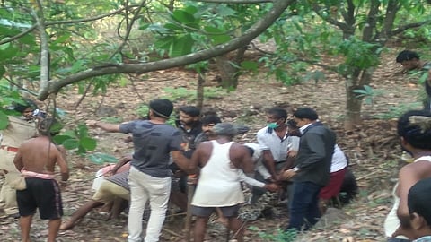 leopard attacks in village people in ratnagiri