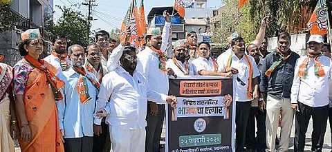BJP agitates against the government