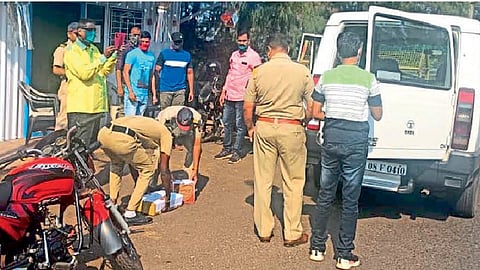 practice of management of terreist form sea level in ratnagiri district police working of practice