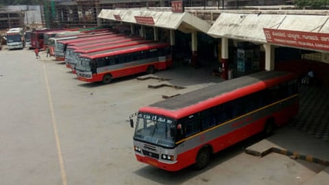 ST employees strike on belgaum stop from tomorrow bus service start in belgaum