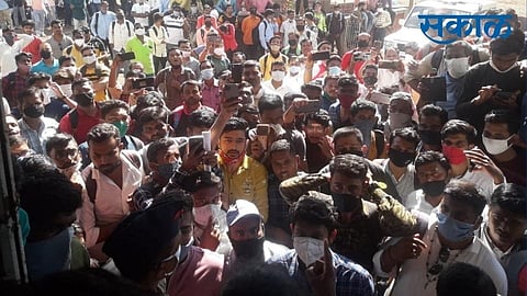 problem face by students in dapoli center not declared by a exam center