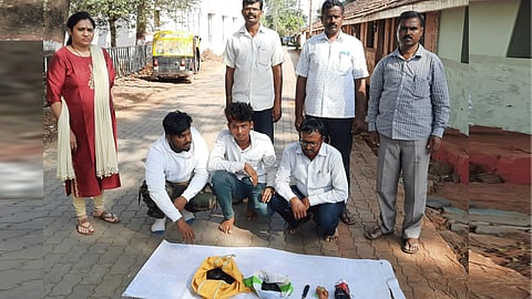 Three arrested for trying to sell snakes