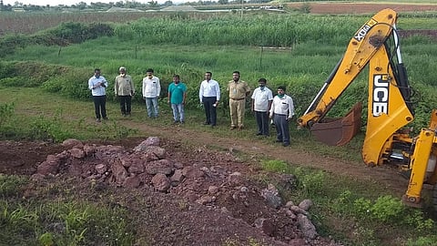 wife murdered her husband and with help of JCB the murdered disposal in nipani