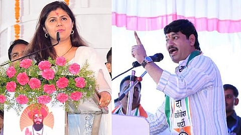 Pankaja Munde and Dhananjay Munde