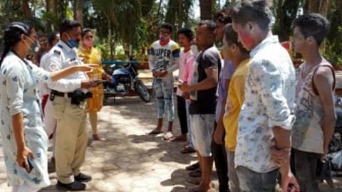 police fine ichalkaranji people today to cross rules corona in kolhapur