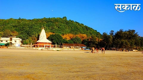 ganpatipule temple many people visited today in ratnagiri