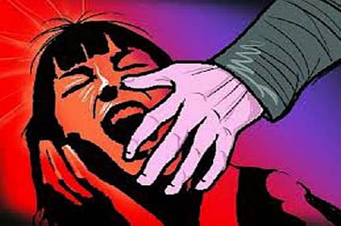 A 55 year old woman raped accused died in the beating