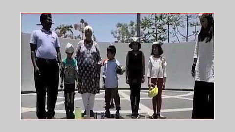 सावली झाली पायांखाली गडप (व्हिडिओ)