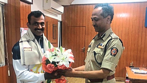 पोलिस कर्मचारी सचिन शिंदे यांना सुवर्णपदक 