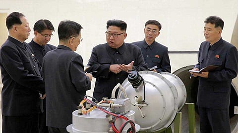 The beginning of North Korea in destroying nuclear weapons