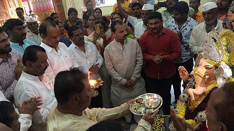 पुणे : भव्य मिरवणुकीने दापोडीत गणरायाला निरोप