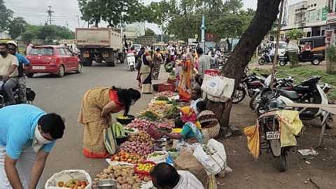 week of social disturbance, the market was full on the state highway