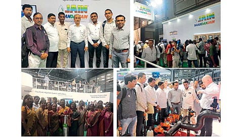 तेल अवीव, इस्राईल - येथे सुरू असलेल्या 'अॅग्रिटेक २०१८' या जागतिक कृषी प्रदर्शनात महाराष्ट्रातील शेतकऱ्यांसह व्यावसायिक, उद्योजक आदींनी भेटी दिल्या आहेत.