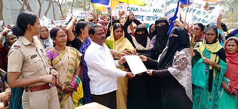 Women Agitation Against CAA Chakur 