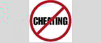 Cheating.