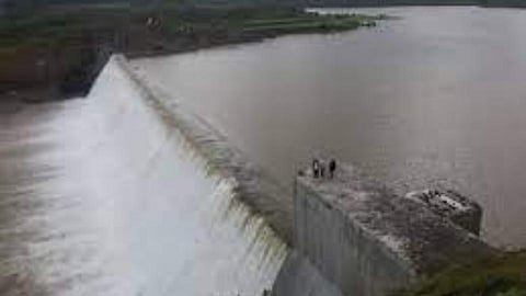 This canal of Pimpalgaon Joga Dam has half TMC of water