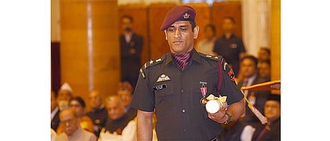 MS Dhoni will serve in Kashmir to perform patrolling and guard duty