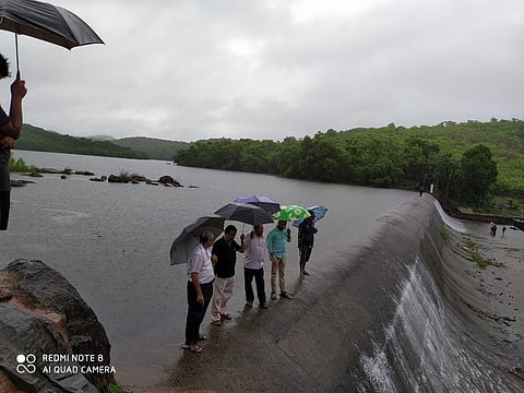 madkhol Dam overflow konkan sindhudurg