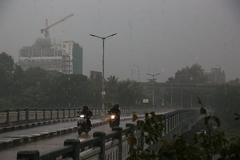 Pune Heavy downfall.