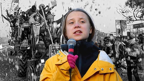 greta thunberg india farmers protest