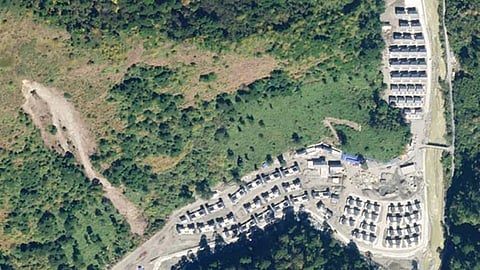 china build village in arunachal pradesh sattelite photo viral