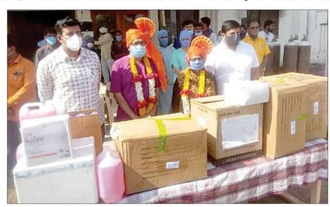 Gaiwal brothers help Arole Rural Health Project